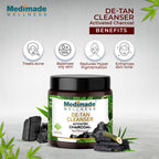 Medimade Wellness Activated Charcoal De-Tan Cleanser | Grocsy
