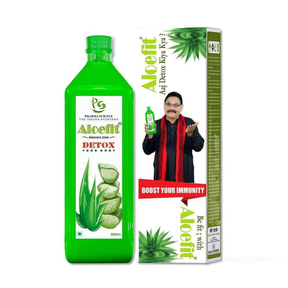 Pharma Science Aloe Vera Juice With Pulp Bottle | Grocsy