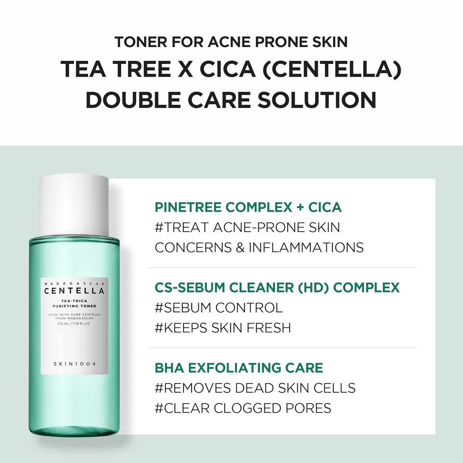 SKIN1004 Madagascar Centella Tea-Trica Purifying Toner | Grocsy