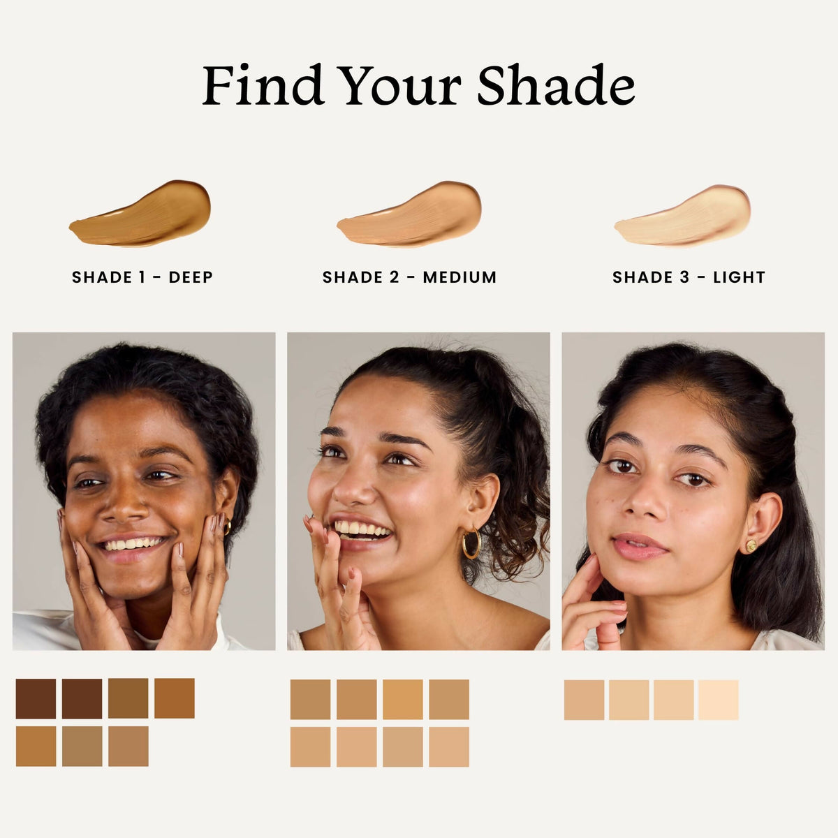 Foxtale Tinted Sunscreen SPF 50 PA++++ & Primer Shade 1 - Deep, Water Resistant with Dry-Touch Finish, Blurs Out Pores | Grocsy
