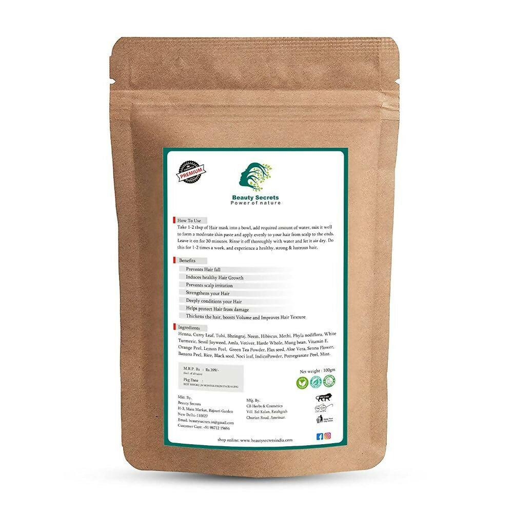 Beauty Secrets Ayurvedic Hair Mask | Grocsy