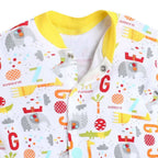 Daddy - G Rompers/Sleepsuits/Jumpsuit /Night Suits for New Born Babies - Yellow | Grocsy