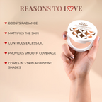 Just Herbs Oil Control Radiance Boost Compact Powder - 02 Ivory | Grocsy