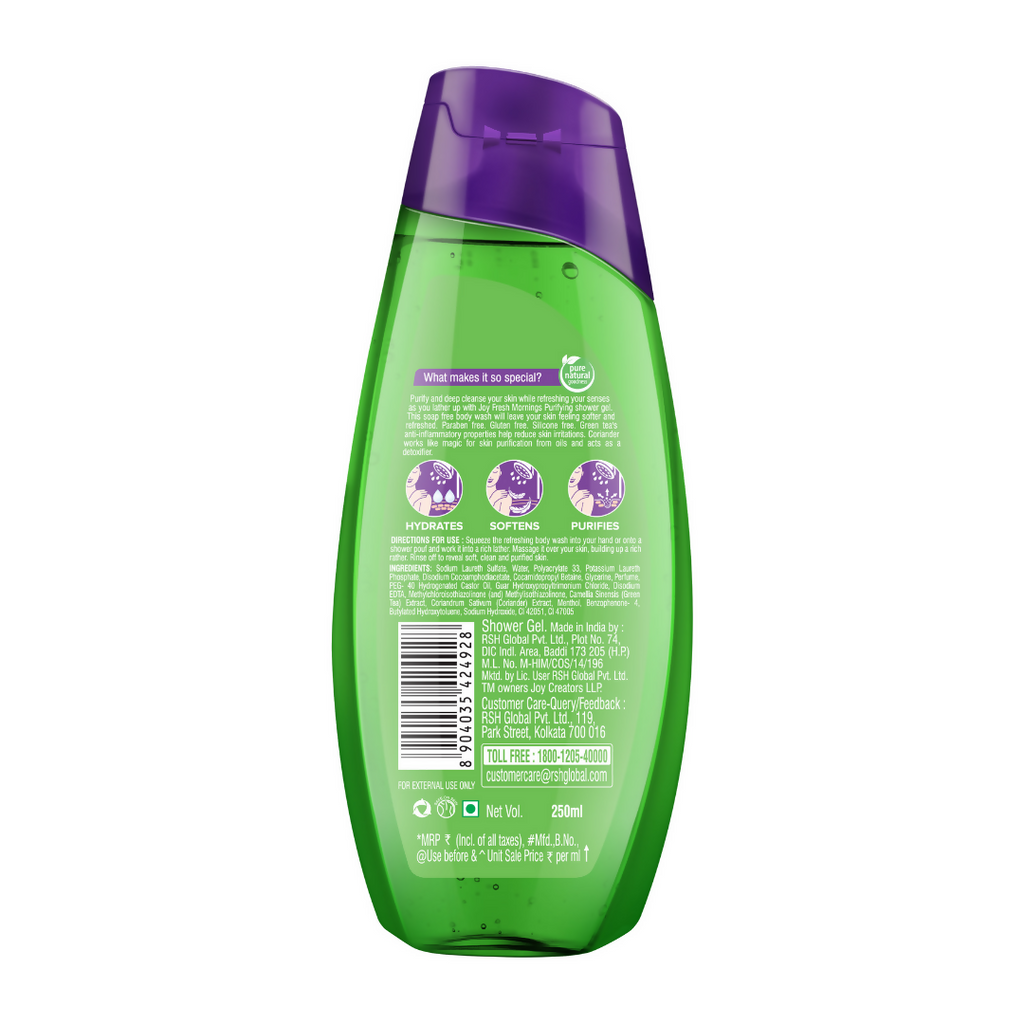 Joy Fresh Mornings Purifying Shower Gel | Grocsy