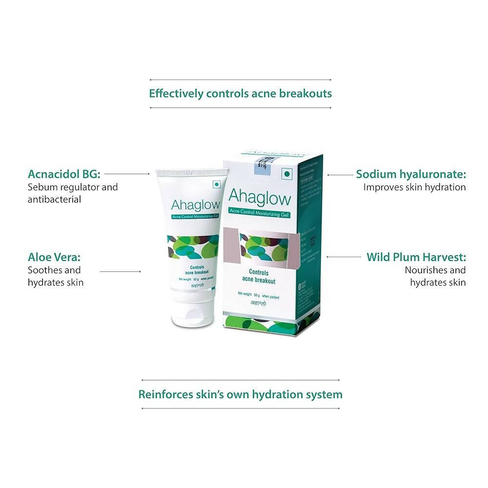 Ahaglow Acne Control Moisturizing Gel | Grocsy