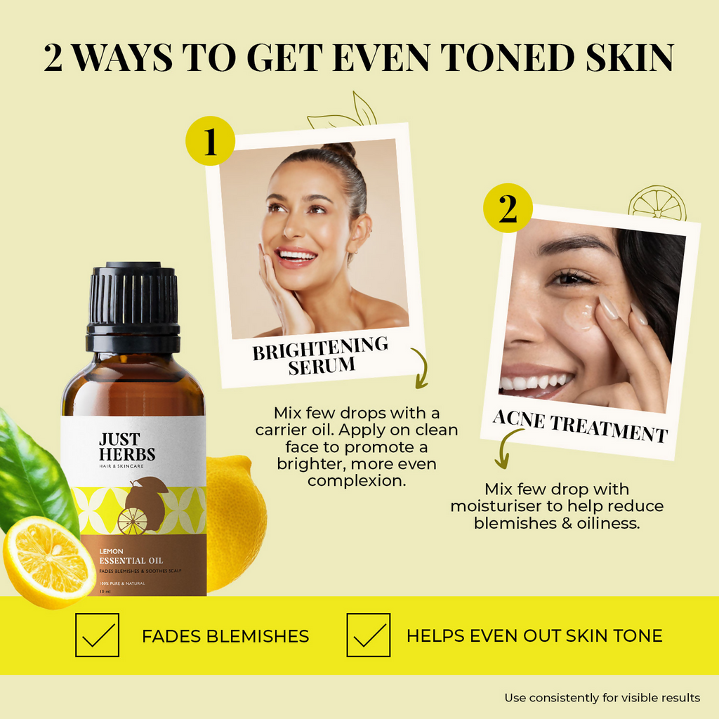 Just Herbs Lemon Essential Oil | Grocsy