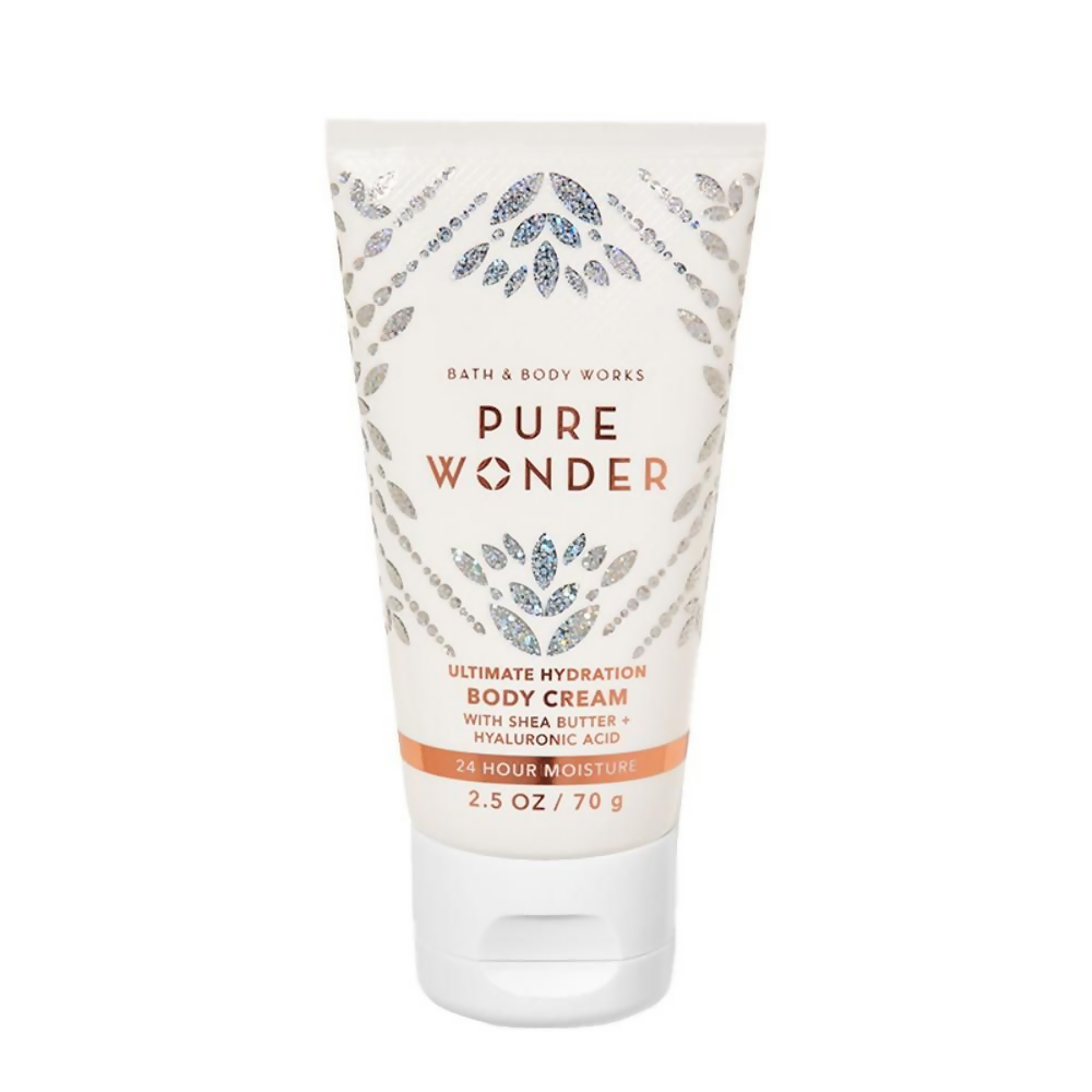 Bath & Body Works Pure Wonder Travel Size Body Cream | Grocsy