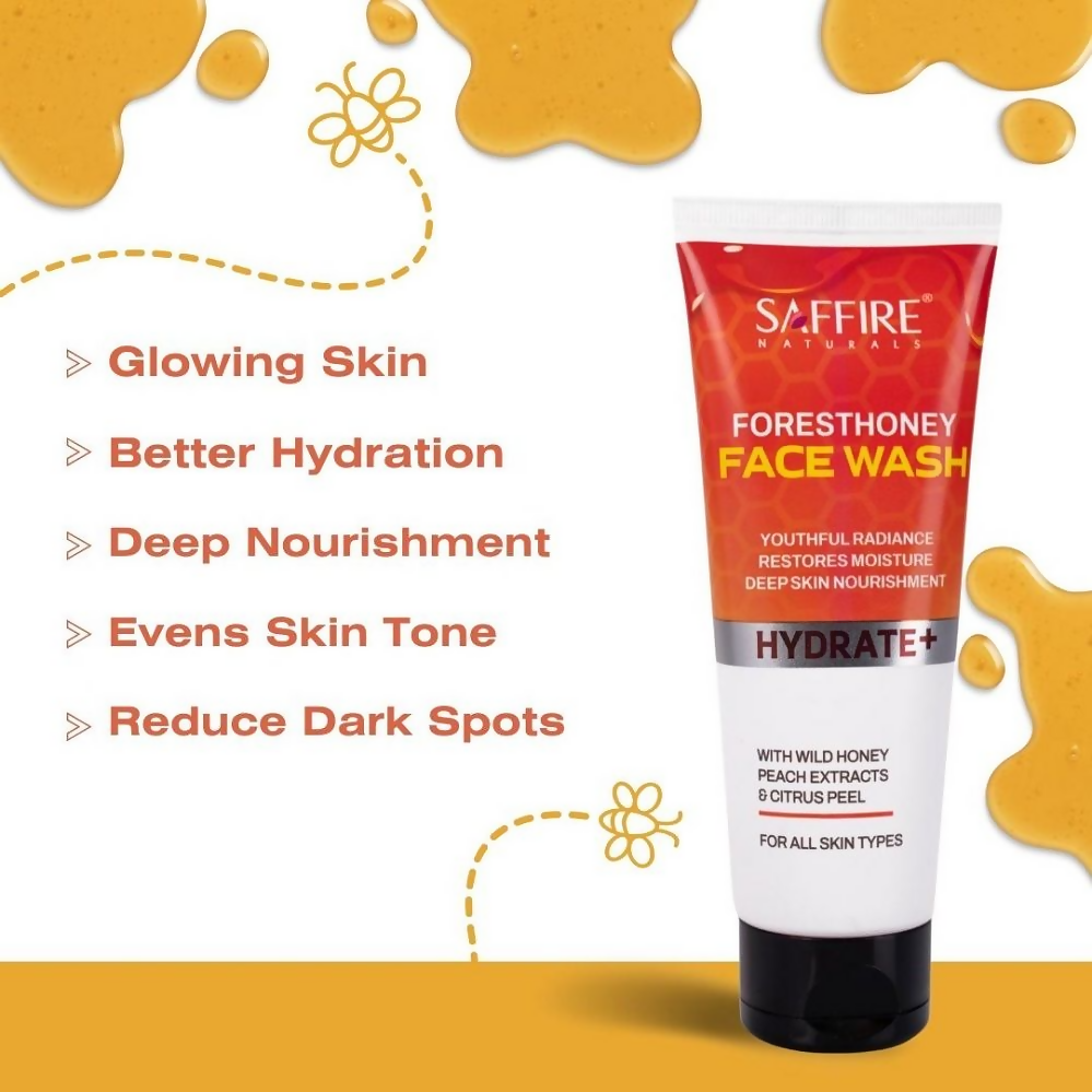 Saffire Naturals Forest Honey Face Wash | Grocsy