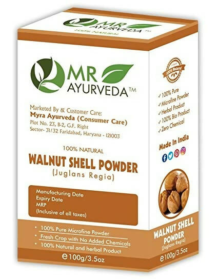 MR Ayurveda Walnut Shell Powder | Grocsy