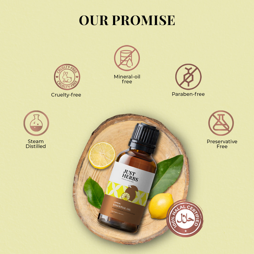 Just Herbs Lemon Essential Oil | Grocsy