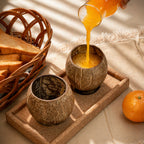 Thenga Handmade Large Coconut Shell Cups | Grocsy