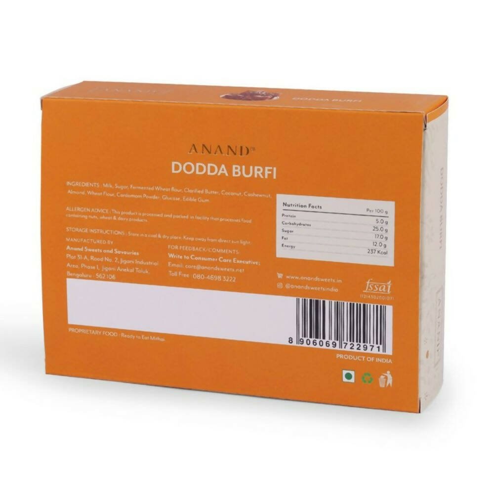 Anand Sweets Dodda Burfi | Grocsy