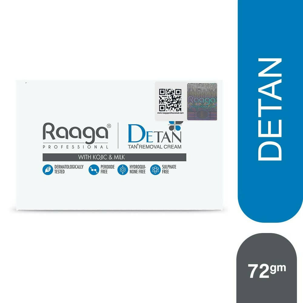 Raaga Professional De-Tan Tan Removal Cream Kojic & Milk | Grocsy