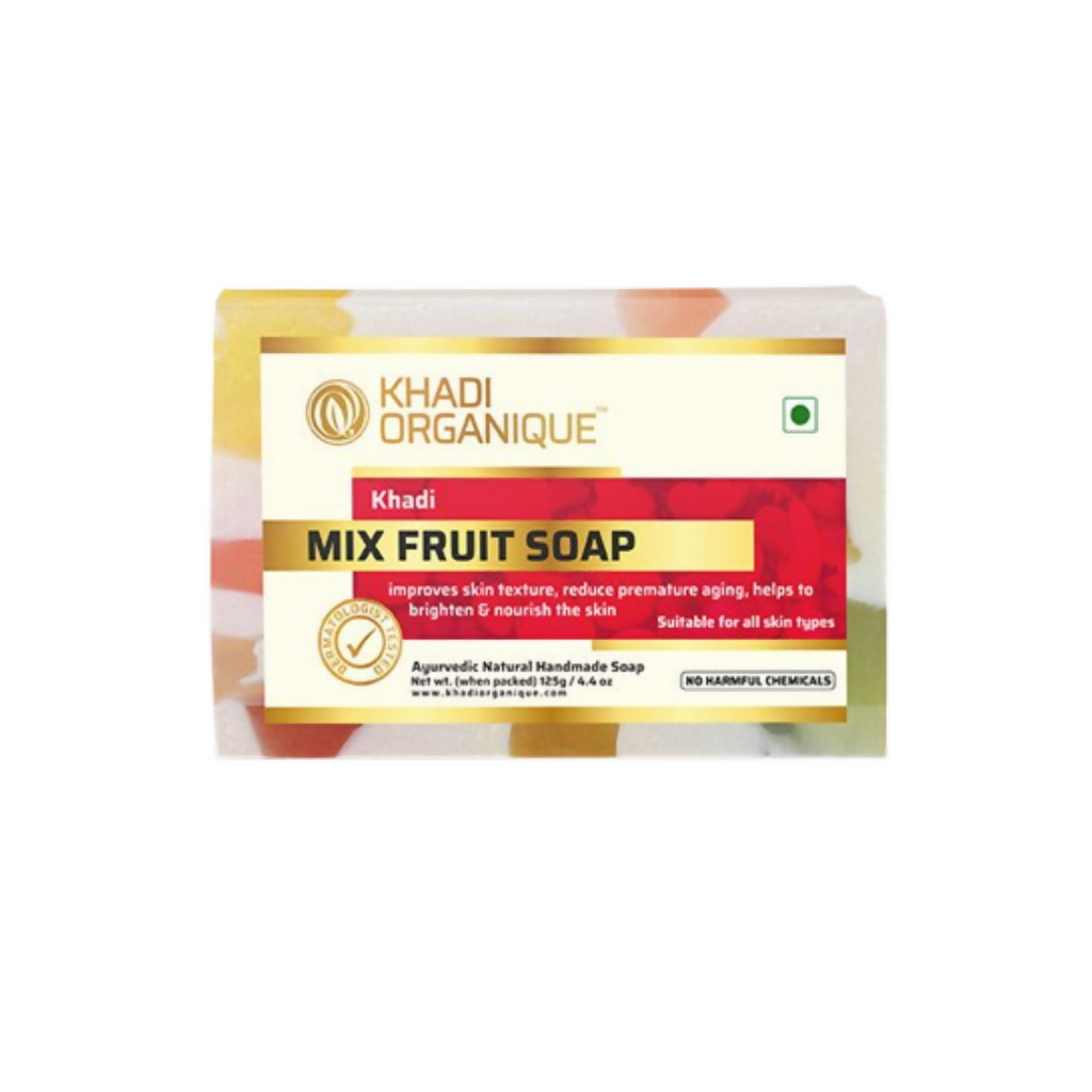 Khadi Organique Mix Fruit Soap | Grocsy