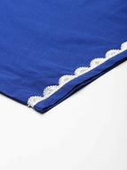 Ahalyaa Women's Traditional wear Kurta Set - Blue | Grocsy