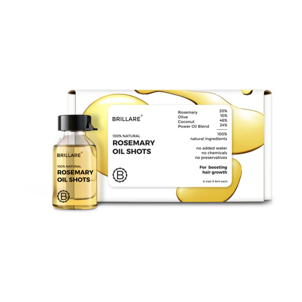 Brillare Rosemary Oil Shots For Visible Hair Growth | Grocsy