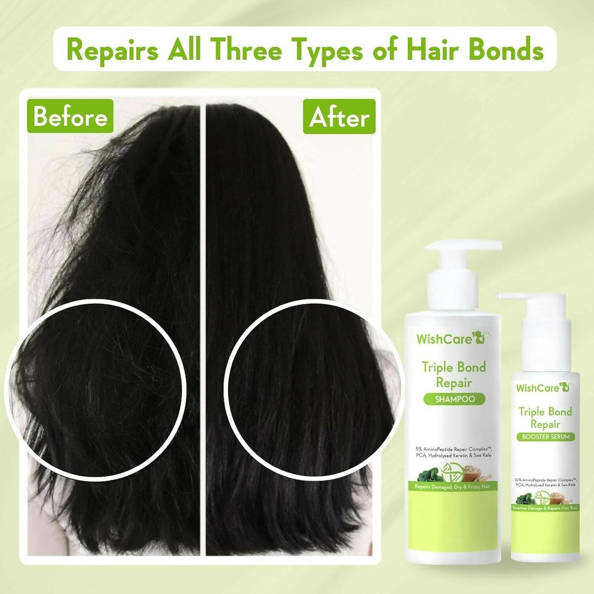 WishCare Triple Bond Repair Booster Serum | Grocsy