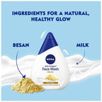 Nivea Milk Delights Face Wash - Besan (Gram Flour) | Grocsy