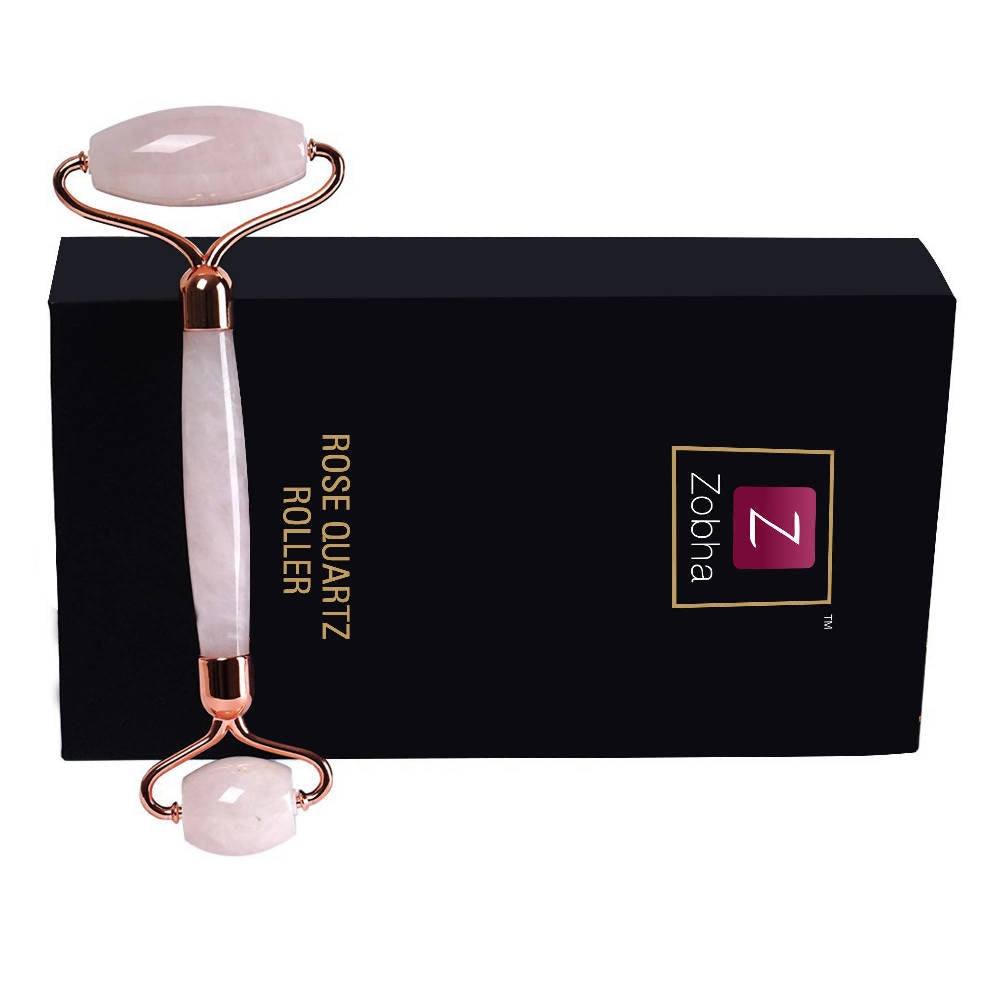 Zobha Rose Quartz Roller | Grocsy