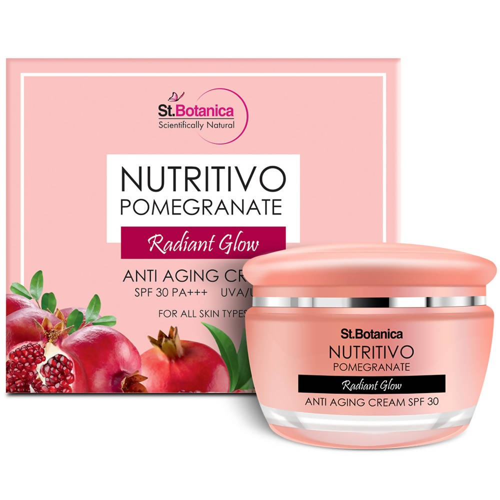 St.Botanica Nutritivo Pomegranate Radiant Glow Anti Aging Cream SPF 30 | Grocsy