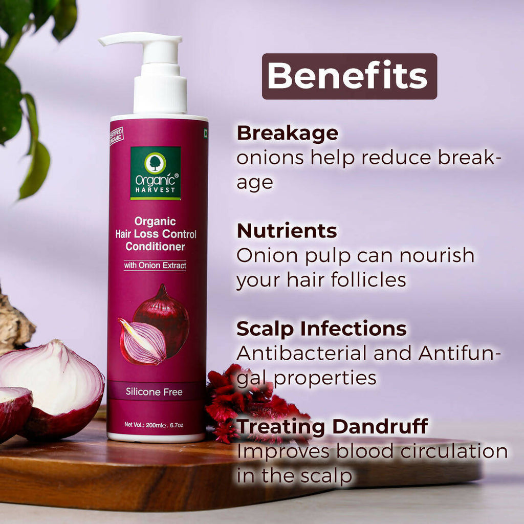 Organic Harvest Organic Hair Loss Control Conditioner With Onion Extract | Grocsy