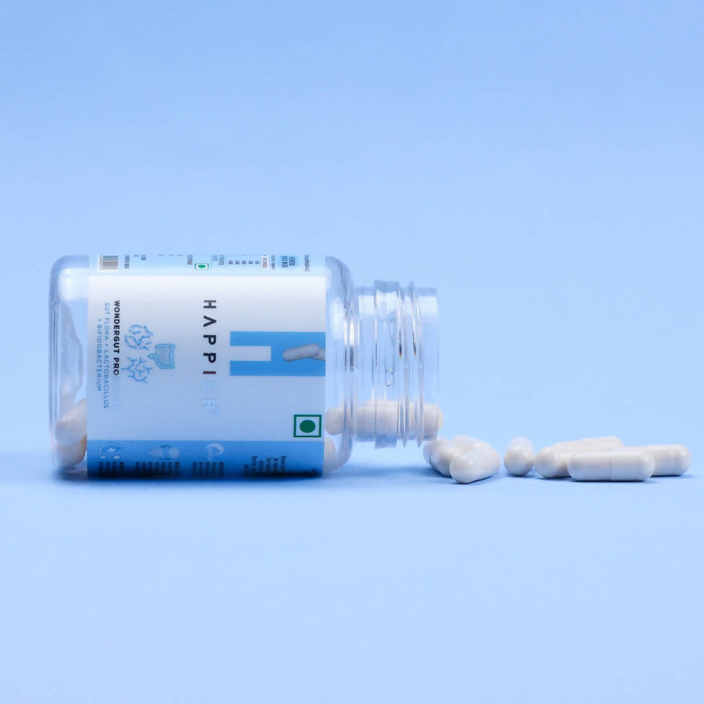 Happier Wondergut Probiotics Capsules | Grocsy