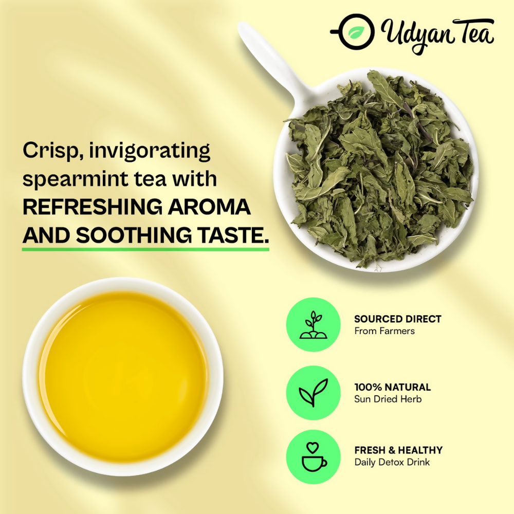 Udyan Tea Spearmint Herbal Tea | Grocsy