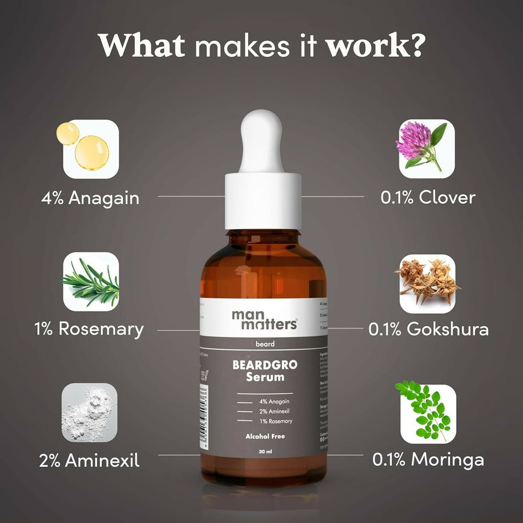 Man Matters Beardgro Oil-In-Serum | Grocsy