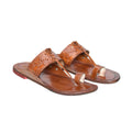 Stepsoft Men’S Leather Kolhapuri Chappals – Traditional Ethnic Footwear | Grocsy