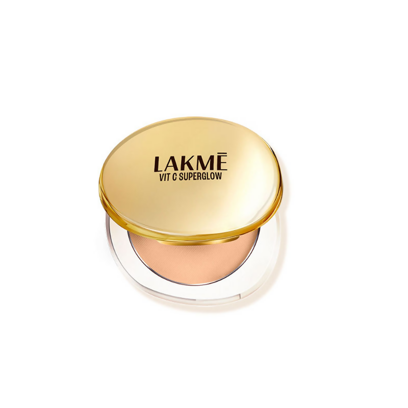 Lakme Vitamin C Superglow Skin Perfecting Compact with 1 % Vit C - Nude | Grocsy