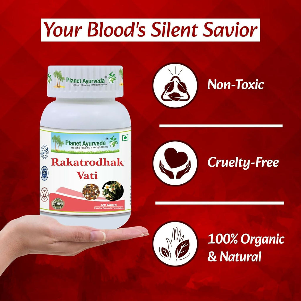 Planet Ayurveda Rakatrodhak Vati | Grocsy