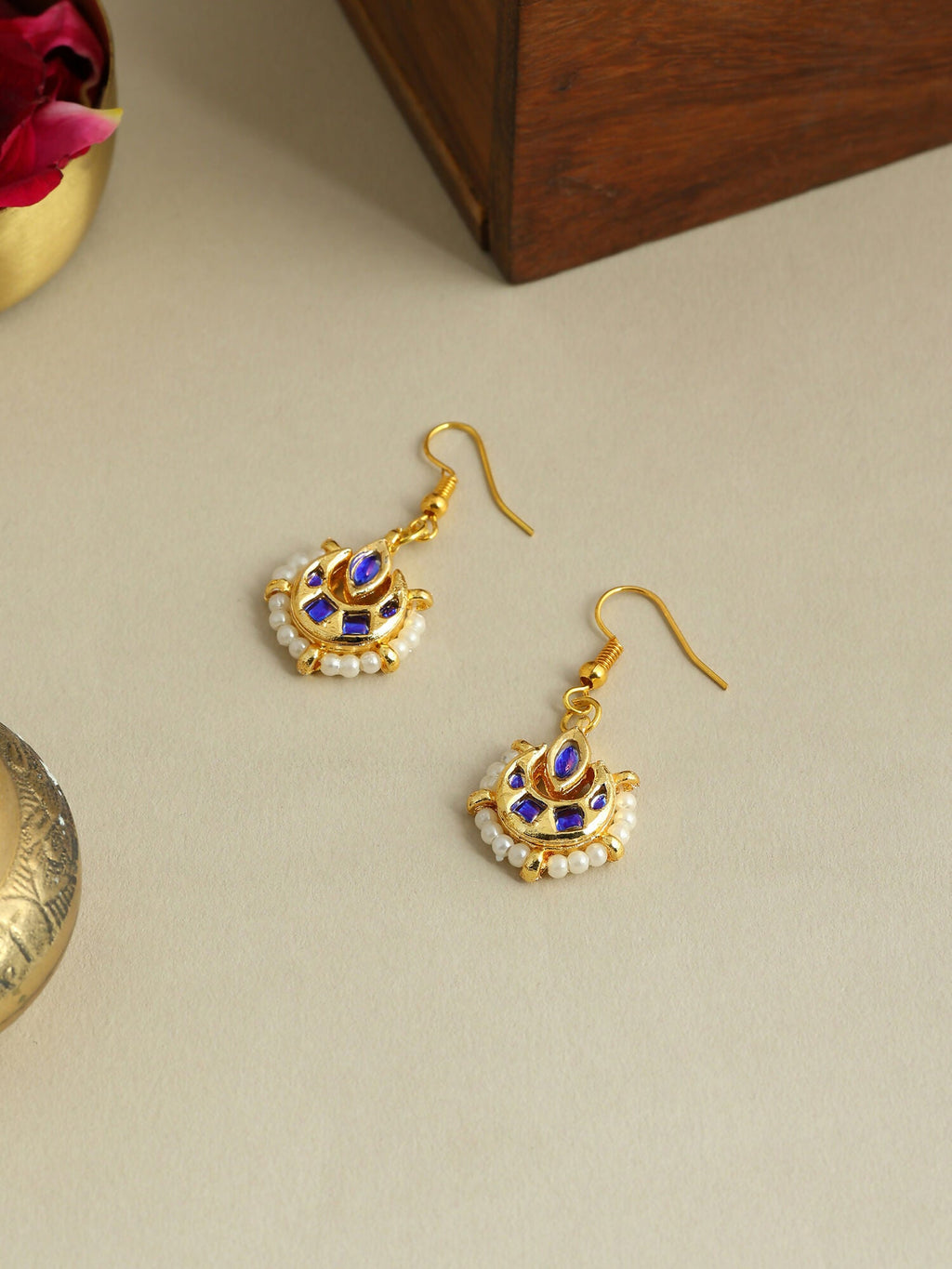 Ruby Raang Nazakat Antique Earrings | Grocsy