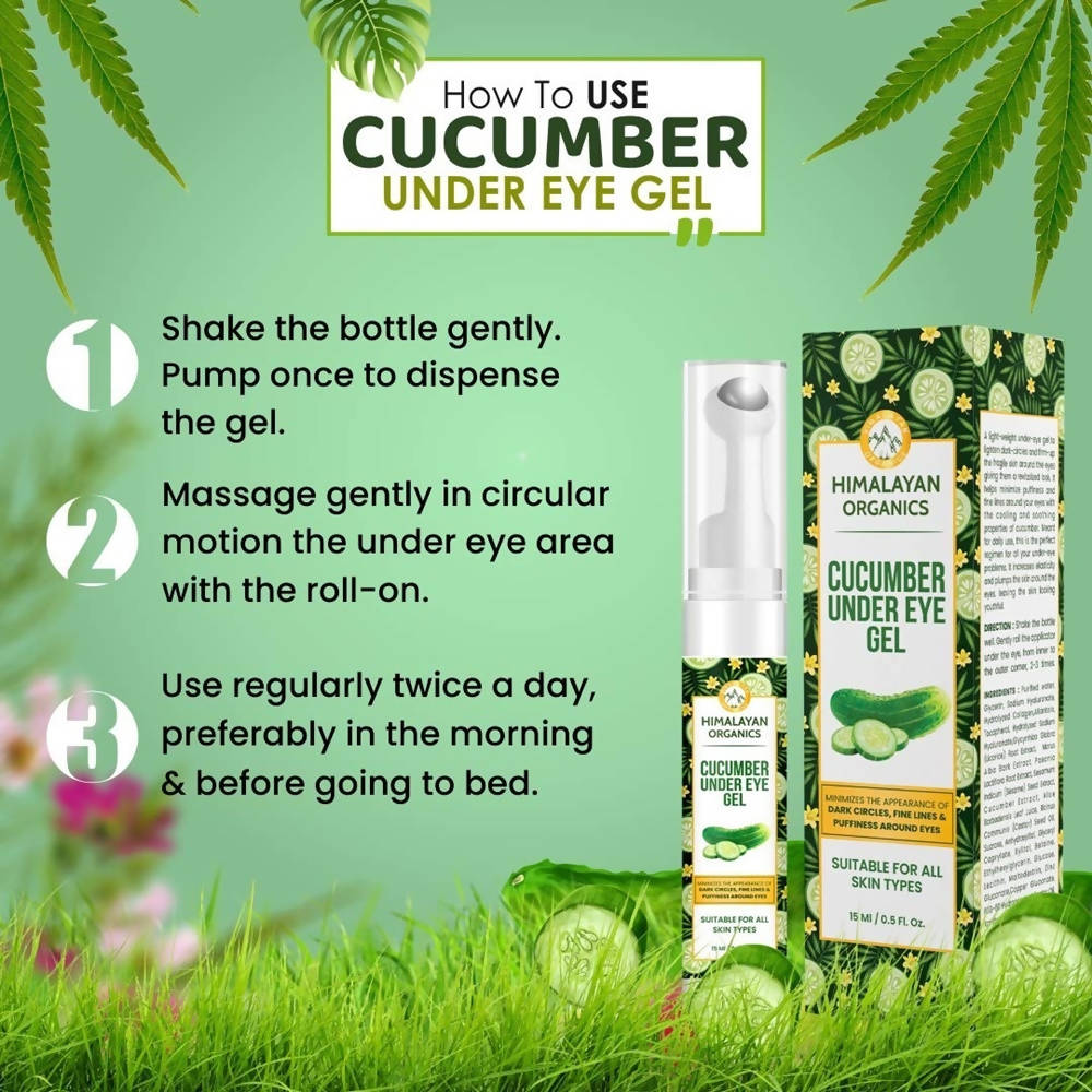 Himalayan Organics Cucumber Under Eye Gel | Grocsy