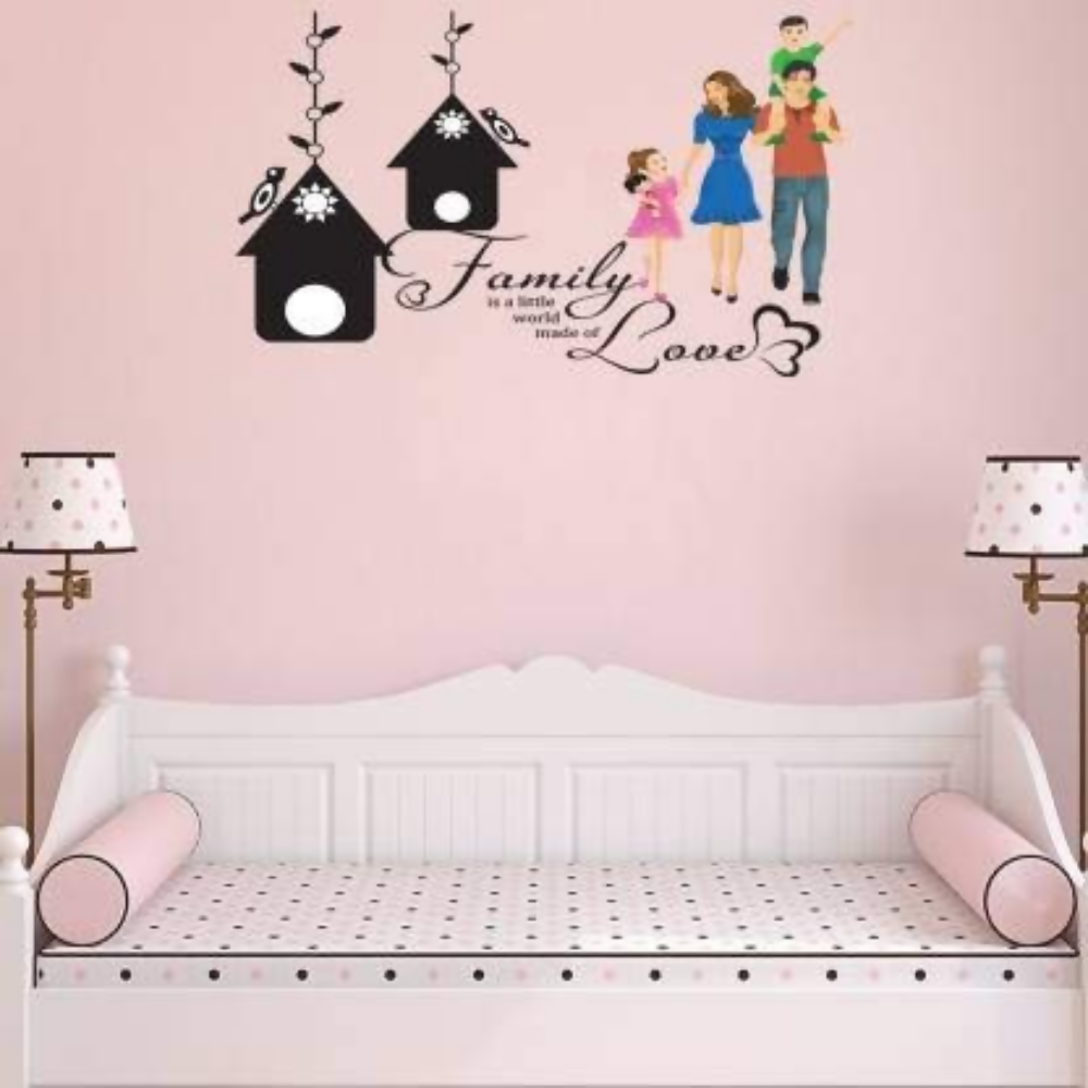 Rangoli Vinyl Modern Art Wall Sticker 1.96 x 20.86 x 1.96 Inches | Grocsy