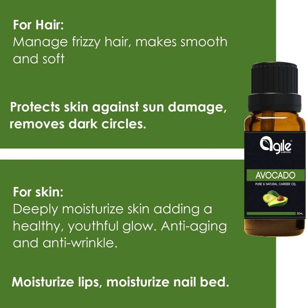 Agile Wellness Avocado Carrier Oil | Grocsy