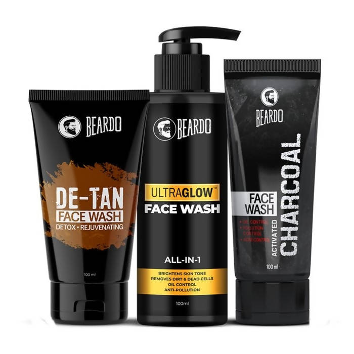 Beardo Ultimate Face wash Combo | Grocsy