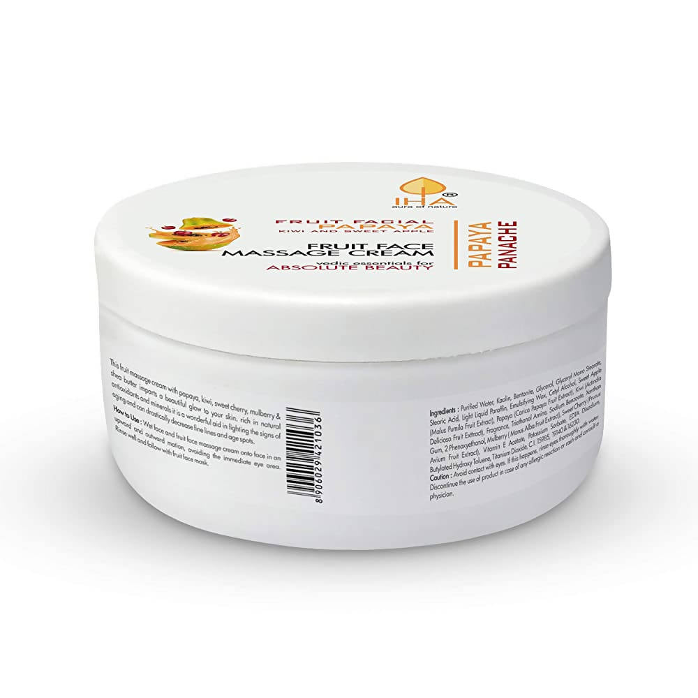 Iha Papaya Panache Fruit Face Massage Cream | Grocsy