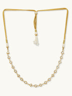 Nuyug 22K Gold-Plated Kundan & Pearl Studded Matha Patti Head Jewellery | Grocsy