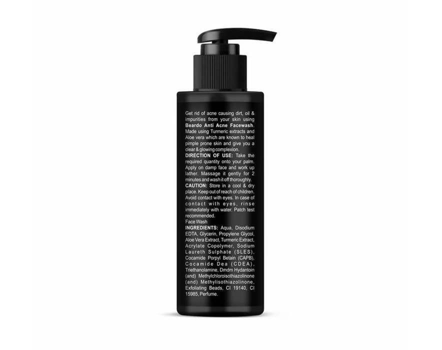 Beardo Acne Control Face Wash | Grocsy