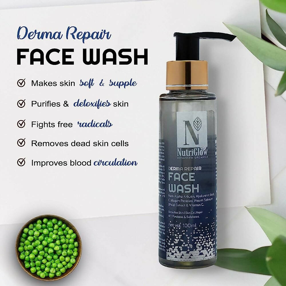 NutriGlow Advanced Organics Derma Repair Face Wash | Grocsy