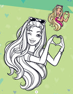 Dreamland Publications Barbie Copy Colouring Book : Children Drawing, Painting & Colouring Book | Grocsy