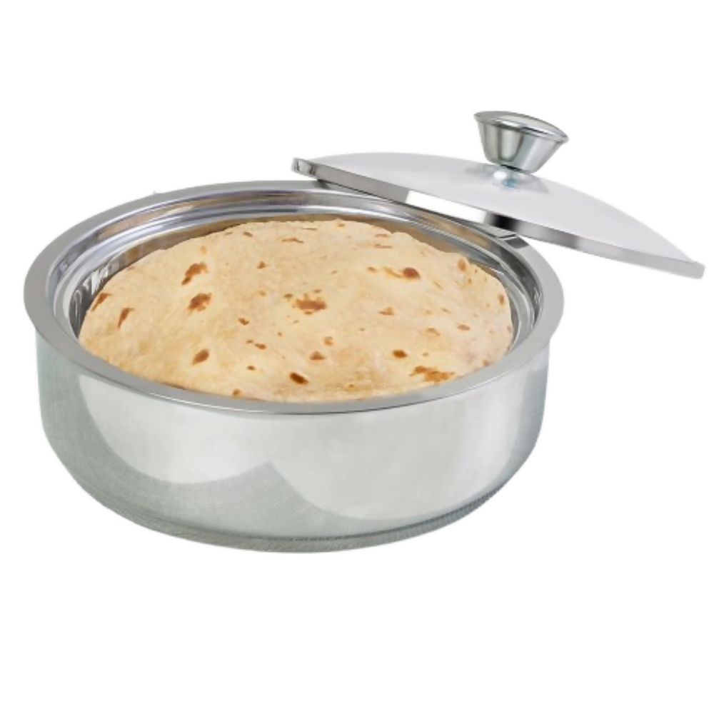 Borosil Stainless Steel Insulated Roti Server | Grocsy