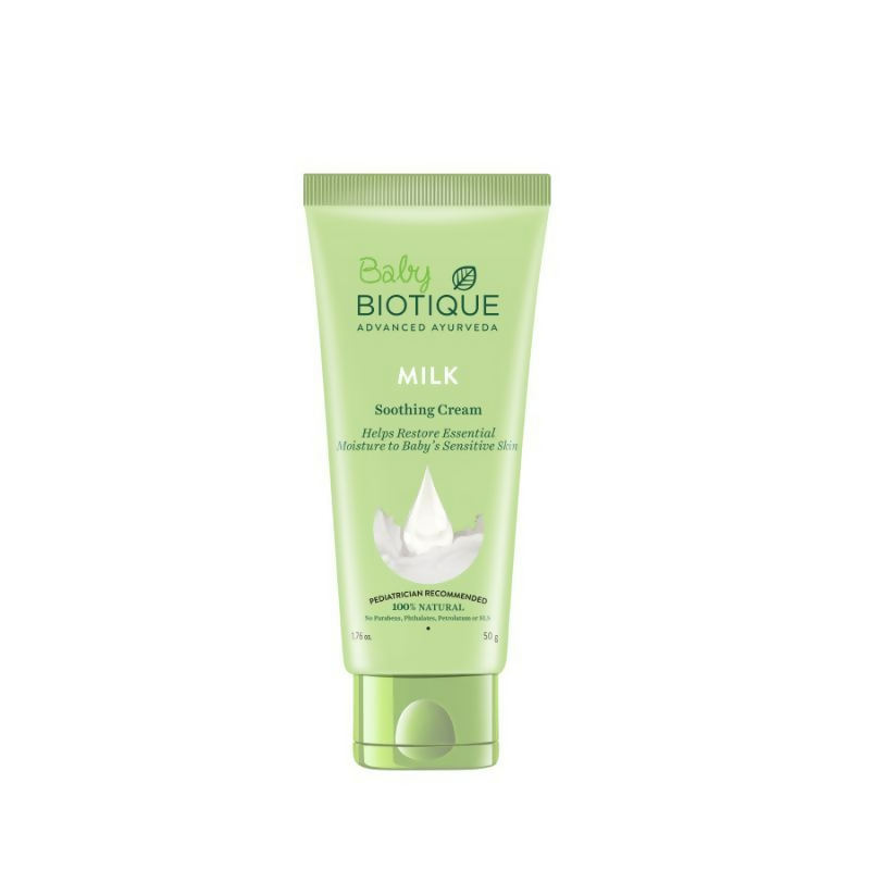 Biotique Milk Soothing Cream Moisture To Baby | Grocsy