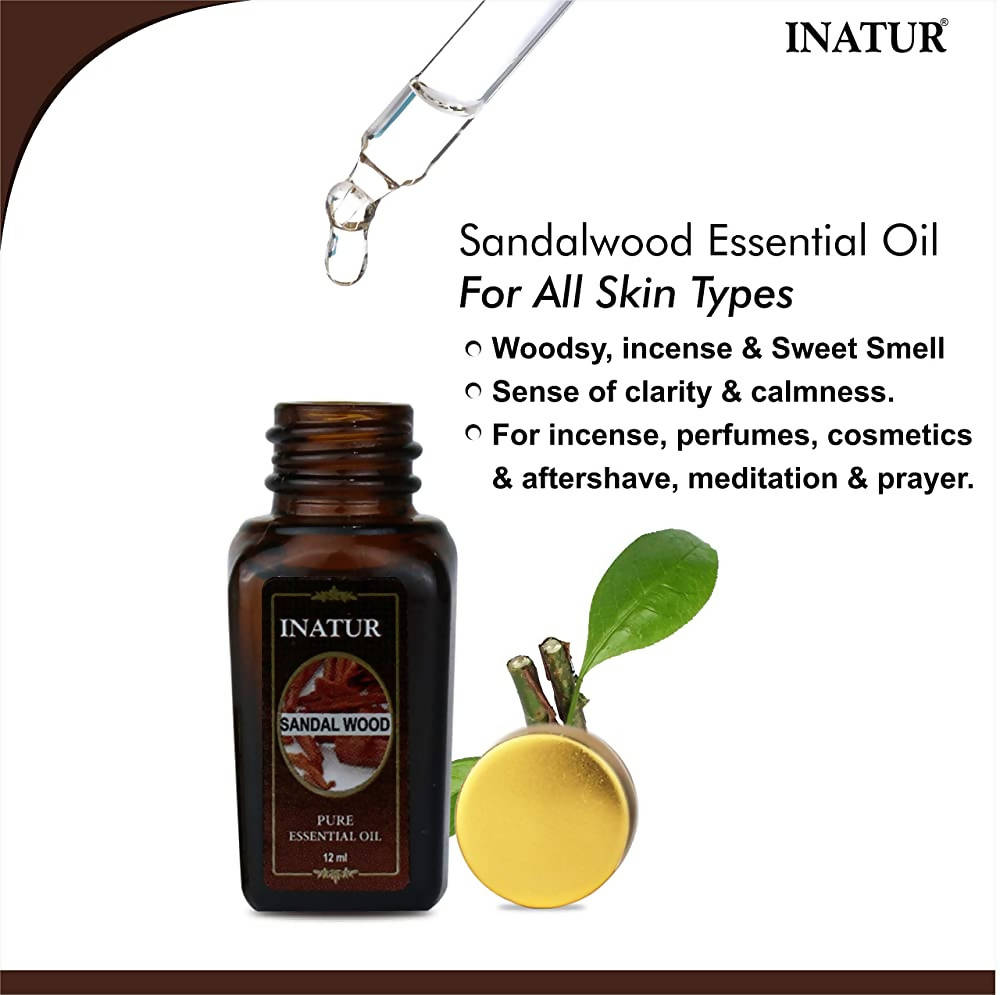 Inatur Sandalwood Pure Essential Oil | Grocsy