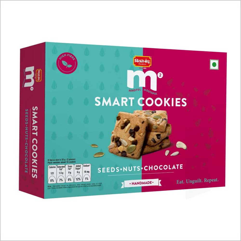 Chitale Bandhu Smart Cookies Seeds-Nuts-Chocolate | Grocsy