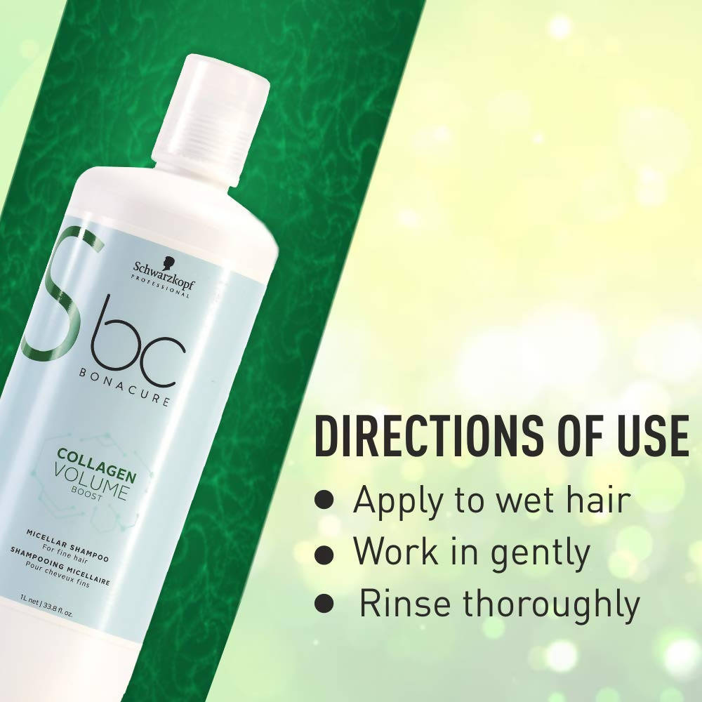 Schwarzkopf Professional BC Bonacure Collagen Volume Boost Micellar Shampoo | Grocsy