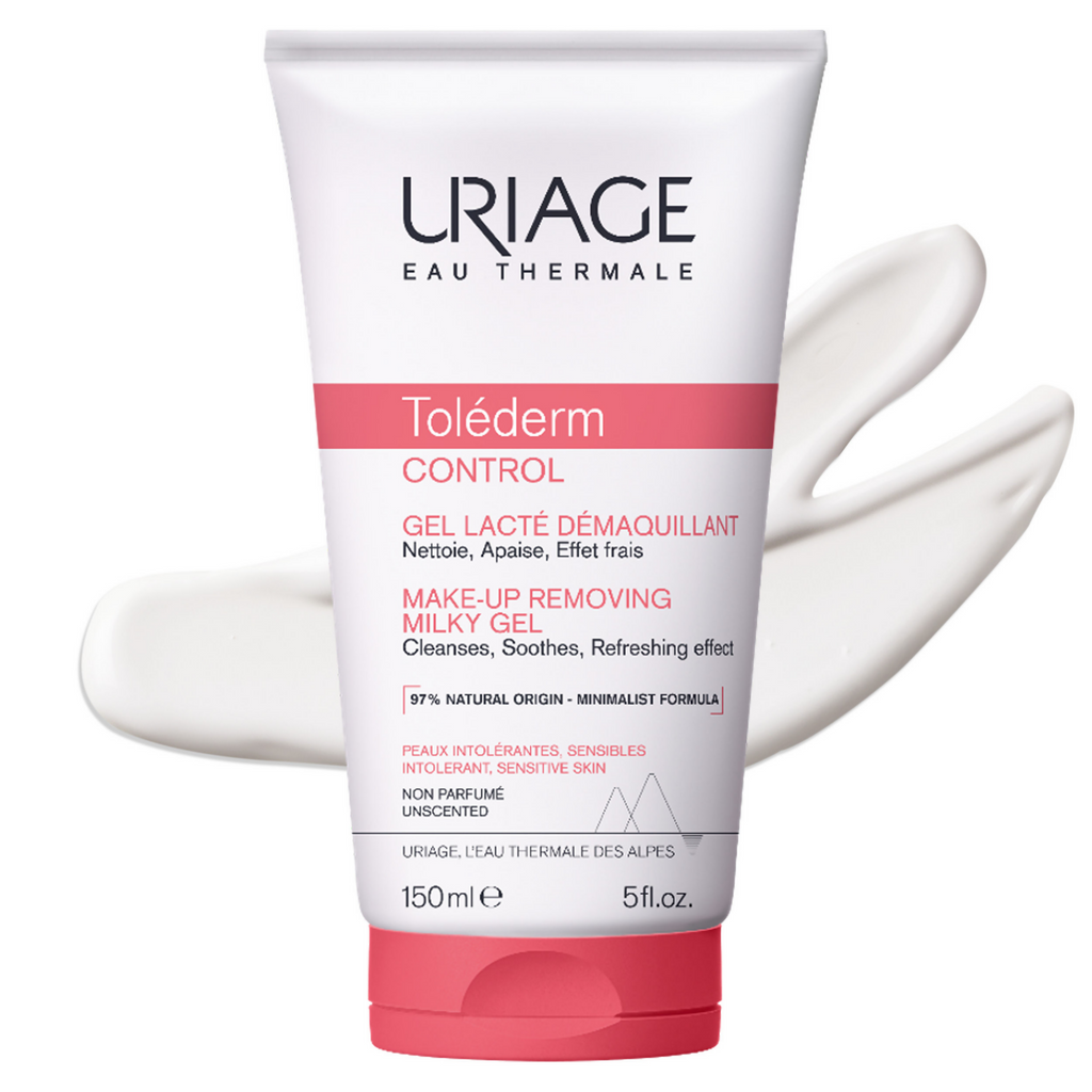 Uriage Tolederm Control Make-Up Removing Milky Gel | Grocsy