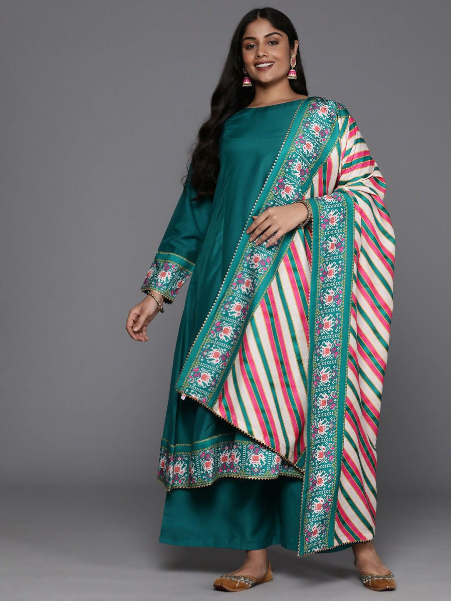 Ahalyaa Women's Traditional wear Kurta Set - Sea Green | Grocsy