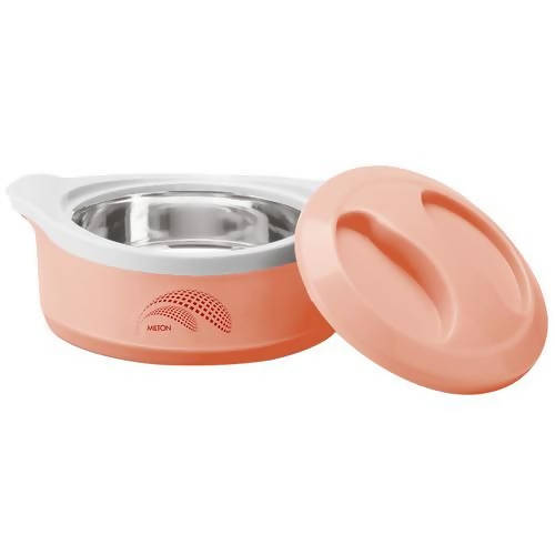 Milton New Marvel 1000 Inner Steel Casserole For Roti/Chapati - Peach Color | Grocsy