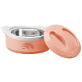 Milton New Marvel 1000 Inner Steel Casserole For Roti/Chapati - Peach Color | Grocsy